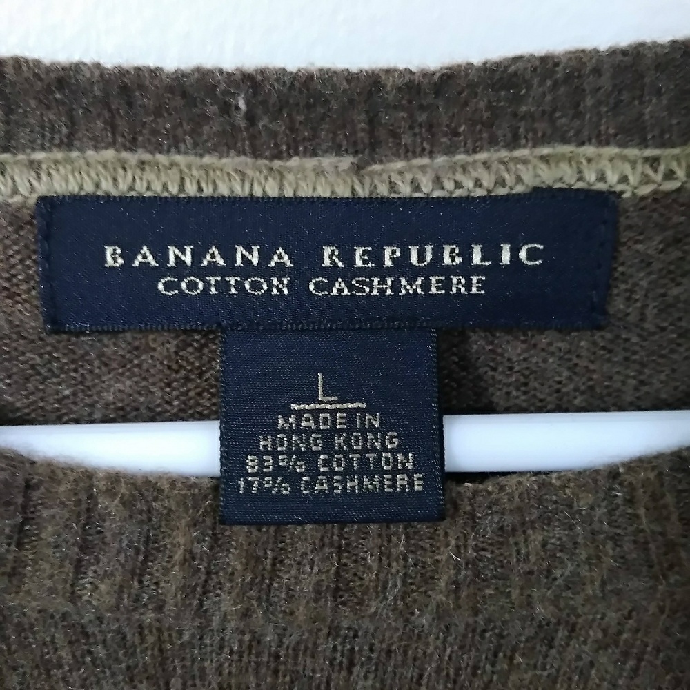 Banana Republic. Large. Cotton cashmere sweater.